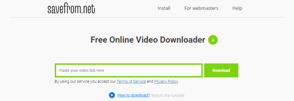 savefrom video downloader